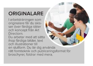 Faktaruta om yrket originalare (texten finns i den löpande texten på sidan)