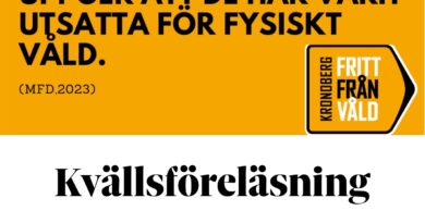 Kvällsföreläsning 27/11 om våld mot personer med funktionsnedsättning